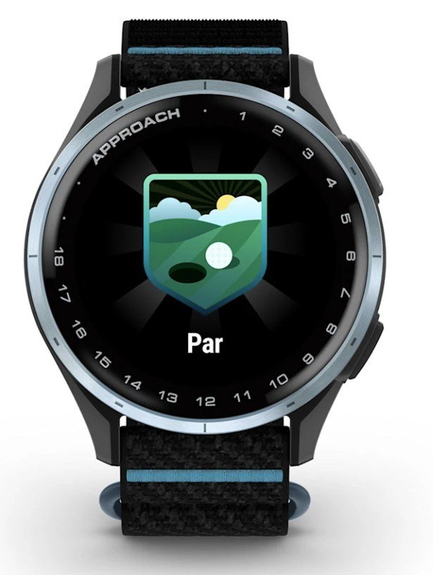 Garmin Approach J1 orologio GPS junior, nero/azzurro alluminio