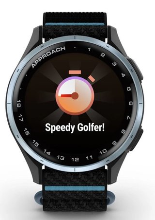 Garmin Approach J1 orologio GPS junior, nero/azzurro alluminio