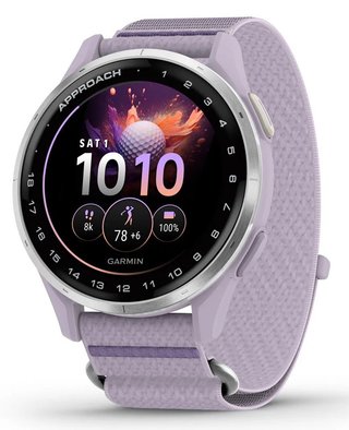 Garmin Approach J1 orologio GPS junior, lilla/alluminio argento