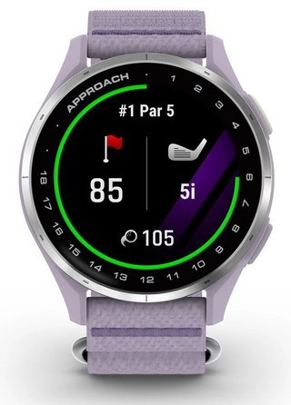 Garmin Approach J1 orologio GPS junior, lilla/alluminio argento