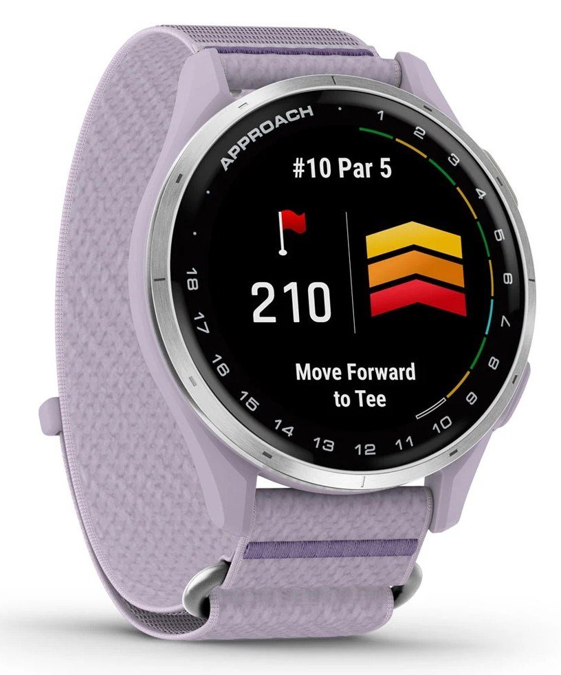Garmin Approach J1 orologio GPS junior, lilla/alluminio argento