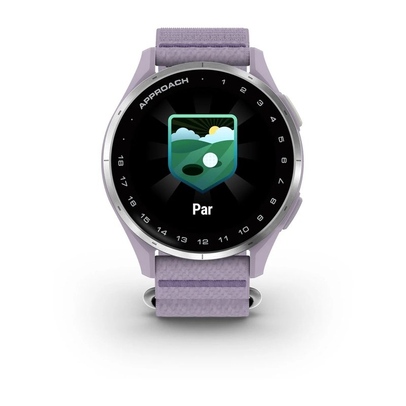 Garmin Approach J1 orologio GPS junior, lilla/alluminio argento