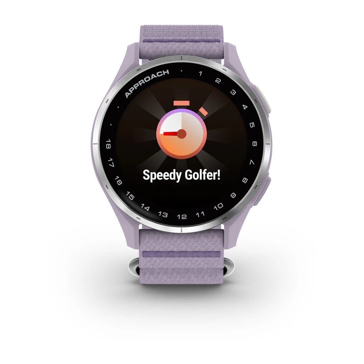 Garmin Approach J1 orologio GPS junior, lilla/alluminio argento