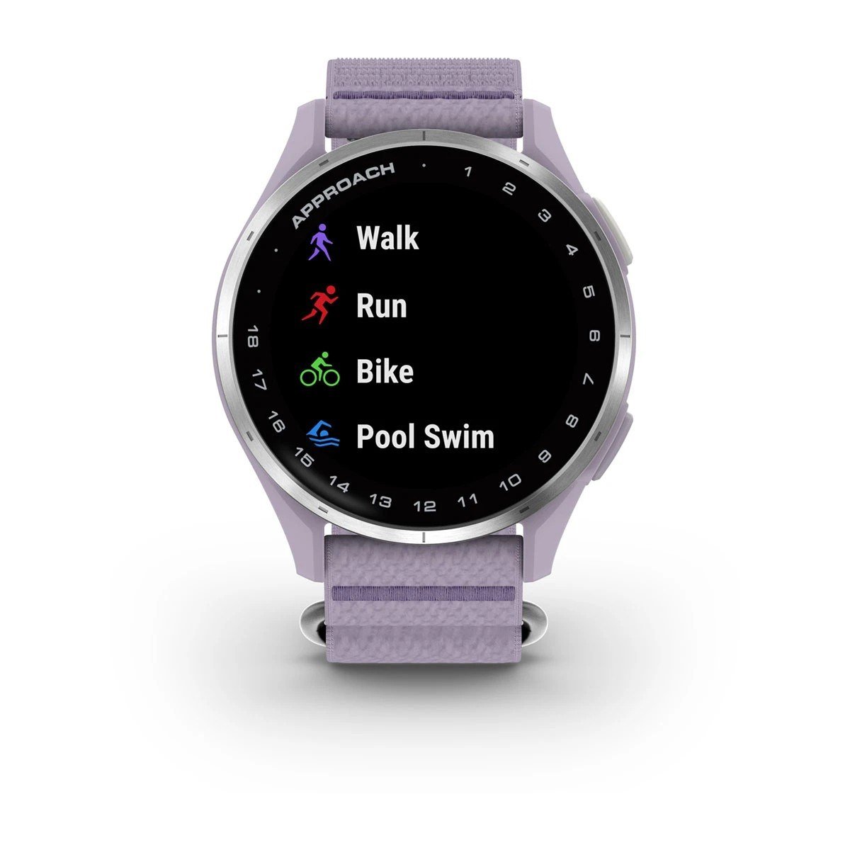 Garmin Approach J1 orologio GPS junior, lilla/alluminio argento