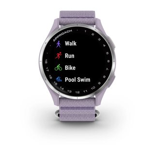 Garmin Approach J1 orologio GPS junior, lilla/alluminio argento