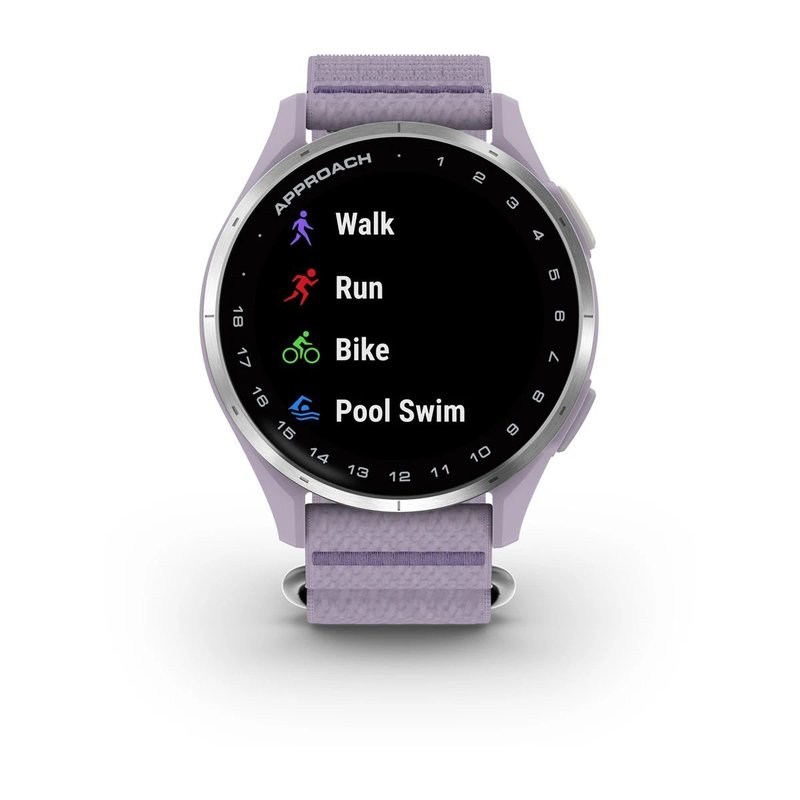 Garmin Approach J1 orologio GPS junior, lilla/alluminio argento