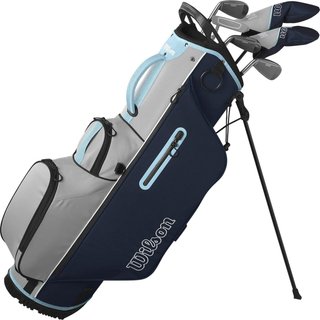 Wilson Ultra HL set di golf da donna, mazza 5 in legno, ibrido 5, ferri 7/9/SW, wedge SW+, putter e borsa stand