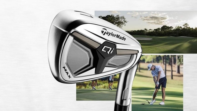TaylorMade Qi Max ferri da uomo, acciaio