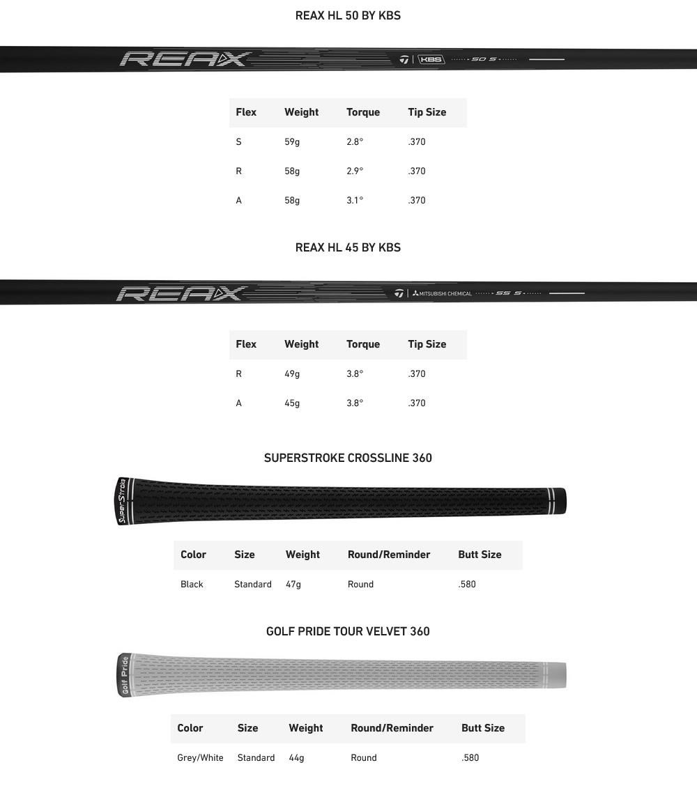 TaylorMade Qi Max HL ferri da uomo, grafite
