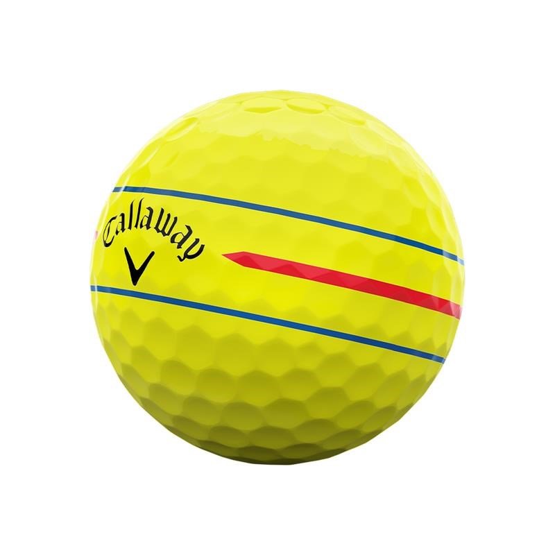 Callaway Chrome Soft 26 360 Triple Track palline da golf, gialle