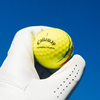 Callaway Chrome Tour Triple Track palline da golf 2026, gialle