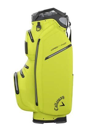 Callaway ORG 14 HD cart bag, giallo fluorescente