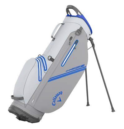 Callaway Chase Dry stand bag, bianco/argento/royal
