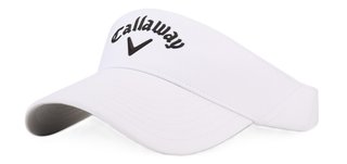 Callaway Liquid Metal visiera da uomo, bianco/nero
