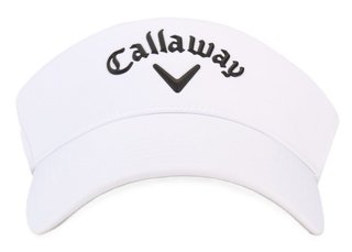 Callaway Liquid Metal visiera da uomo, bianco/nero