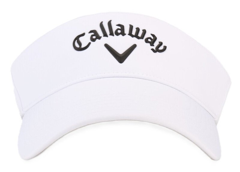 Callaway Liquid Metal visiera da uomo, bianco/nero