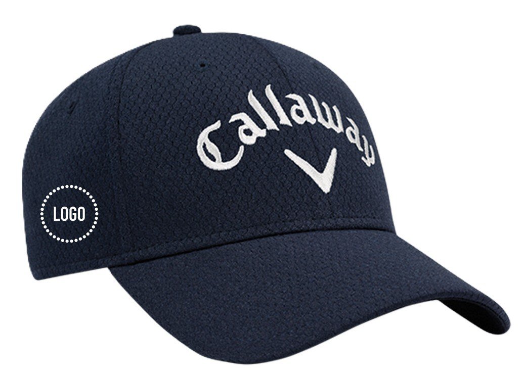 Callaway Performance Side Crest cappellino strutturato con logo, navy