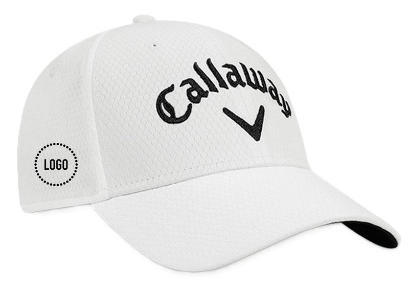 Callaway Performance Side Crest cappellino con visiera, bianco