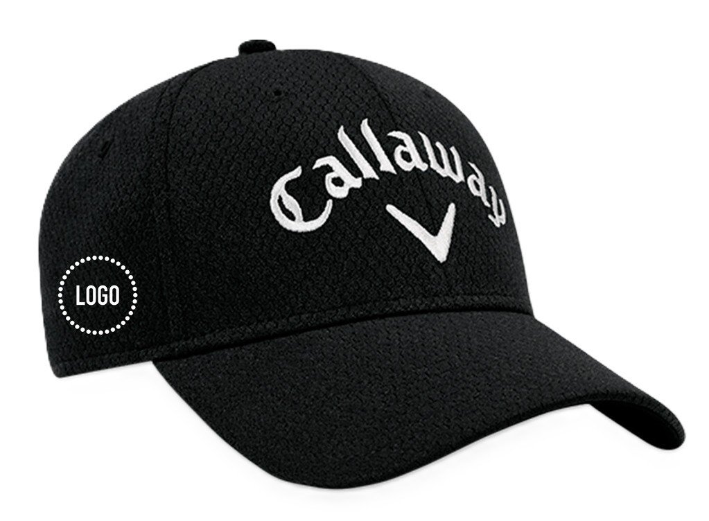 Callaway Performance Side Crest cappellino strutturato con logo, nero