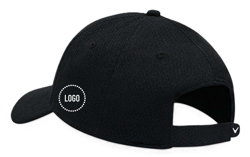Callaway Performance Side Crest cappellino strutturato con logo, nero