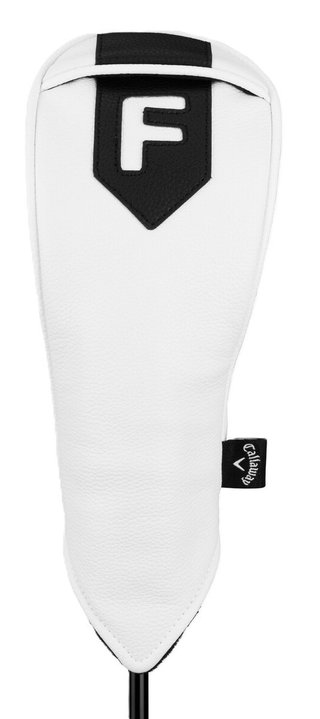 Callaway Premium Fairway Wood headcover, bianco/nero
