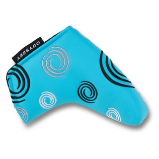 Odyssey Tour Swirl Blade putter headcover, blu