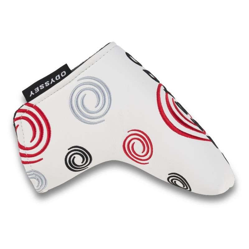 Odyssey Tour Swirl Blade putter headcover, bianco