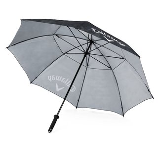 Callaway Double Canopy 64" Shield ombrello, nero/grigio