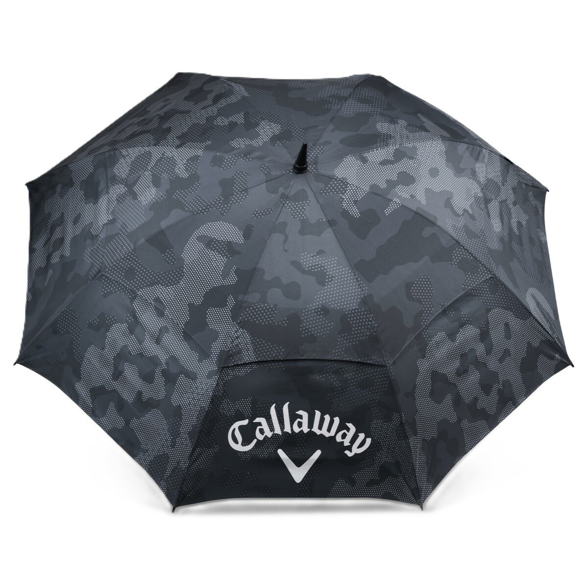 Callaway Double Canopy 64" Shield ombrello, nero/grigio