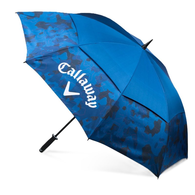 Callaway Golf Double Canopy 64" Shield ombrello, blu/rosso