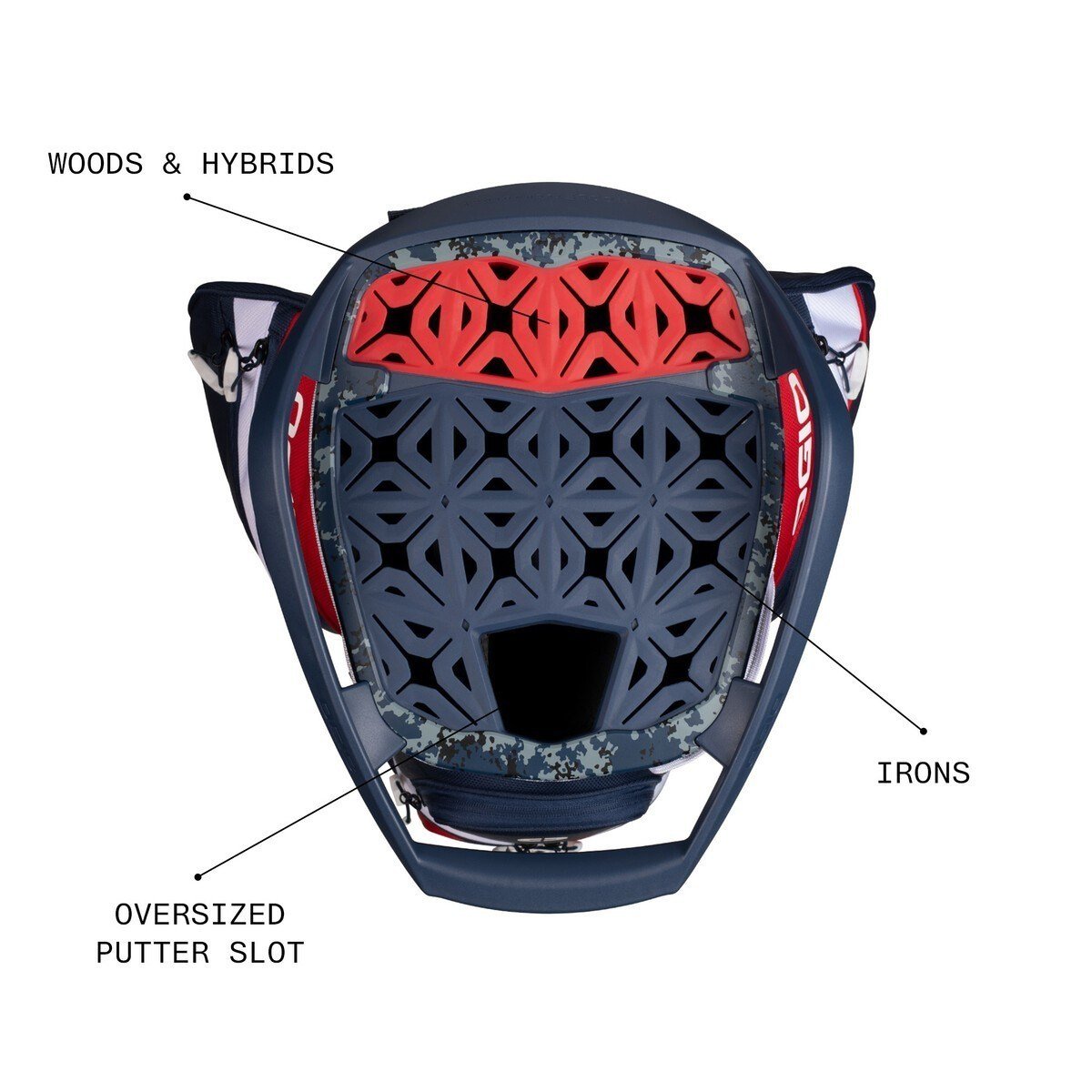 Ogio All Elements Silencer cart bag, nero
