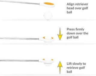 I Gotcha JAWZ Ballangel Ball Retriever 21' (6,4m), giallo