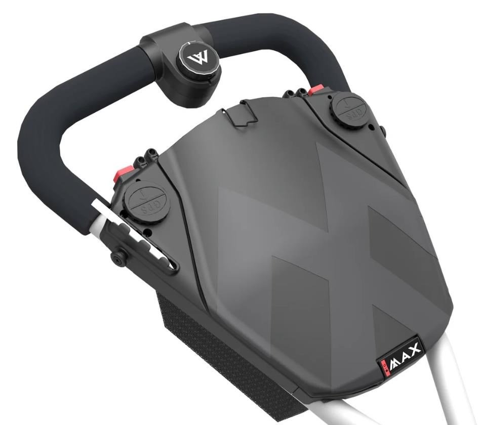 Big Max e-TI 3 carrello elettrico, grigio (incl. batteria, caricatore)