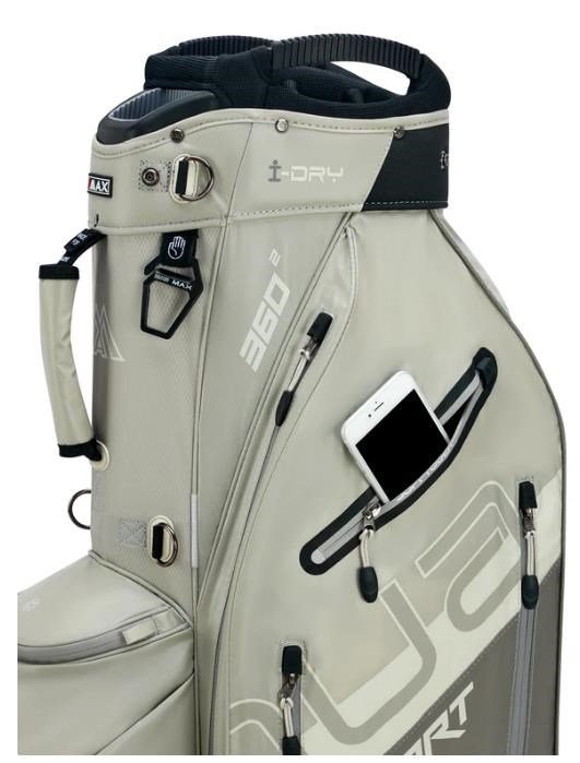 Big Max Aqua Sport 360 2 cart bag, grigio/grigio chiaro/bianco sporco