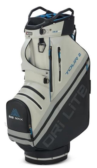 Big Max Dri Lite Tour 2 cart bag, nero/bianco sporco/blu