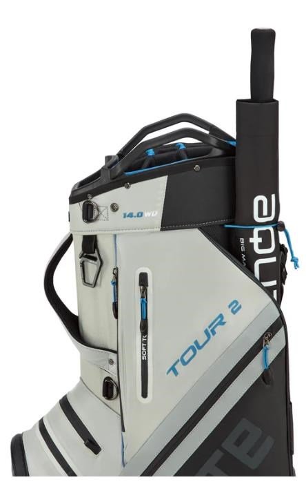 Big Max Dri Lite Tour 2 cart bag, nero/bianco sporco/blu