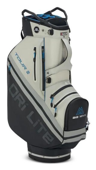 Big Max Dri Lite Tour 2 cart bag, nero/bianco sporco/blu
