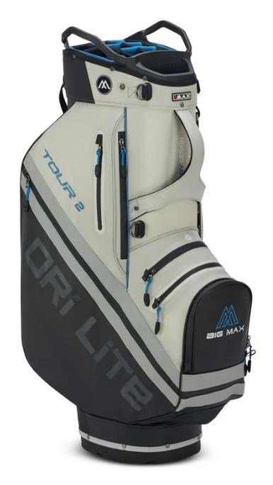 Big Max Dri Lite Tour 2 cart bag, nero/bianco sporco/blu