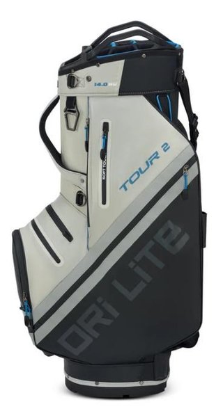 Big Max Dri Lite Tour 2 cart bag, nero/bianco sporco/blu