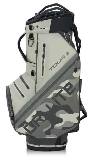 Big Max Dri Lite Tour 2 cart bag, grigio camo/bianco sporco