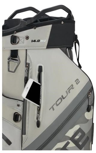 Big Max Dri Lite Tour 2 cart bag, grigio camo/bianco sporco
