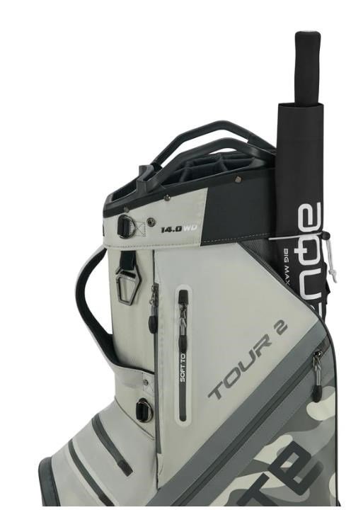 Big Max Dri Lite Tour 2 cart bag, grigio camo/bianco sporco