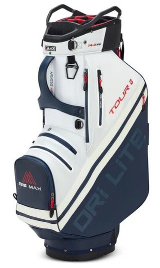 Big Max Dri Lite Tour 2 cart bag, rosso/bianco/navy
