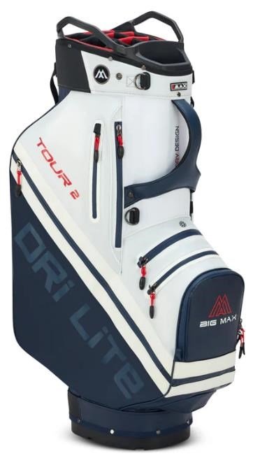 Big Max Dri Lite Tour 2 cart bag, rosso/bianco/navy