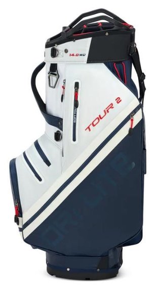 Big Max Dri Lite Tour 2 cart bag, rosso/bianco/navy