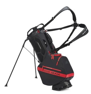 Big Max Aqua Eight H stand bag, nero/rosso