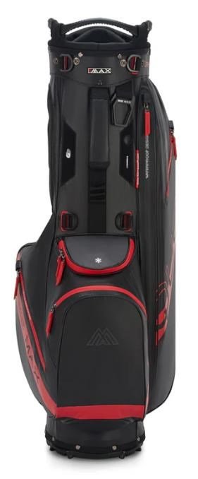 Big Max Aqua Eight H stand bag, nero/rosso