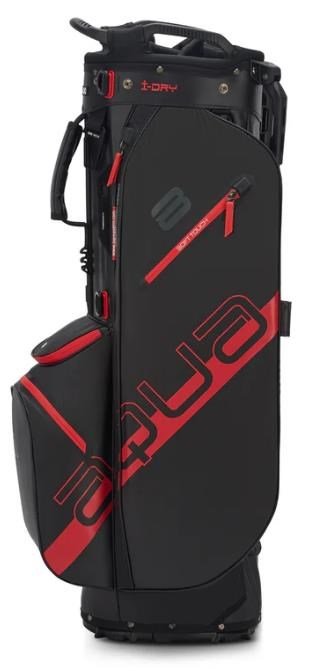 Big Max Aqua Eight H stand bag, nero/rosso