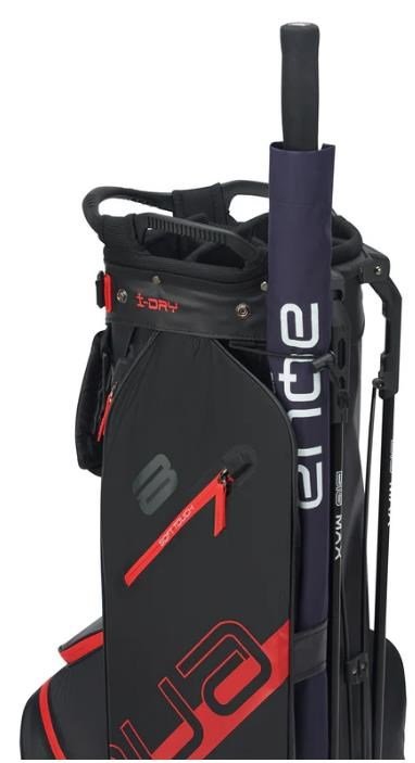 Big Max Aqua Eight H stand bag, nero/rosso