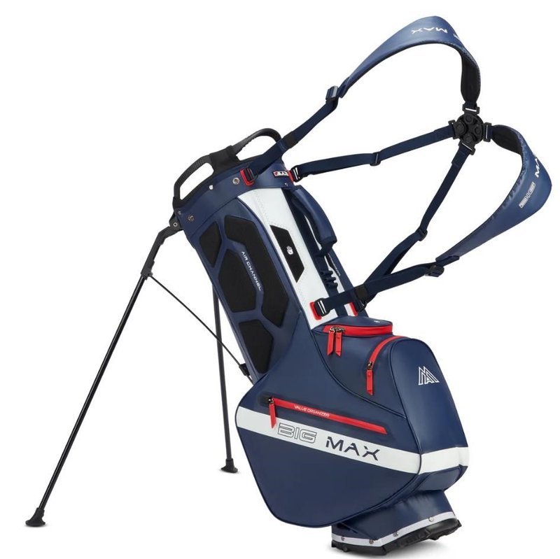 Big Max Aqua Eight H stand bag, navy/white/red